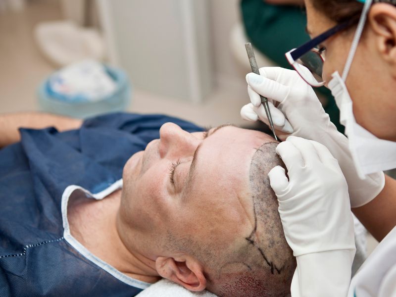 So funktioniert eine Haartransplantation